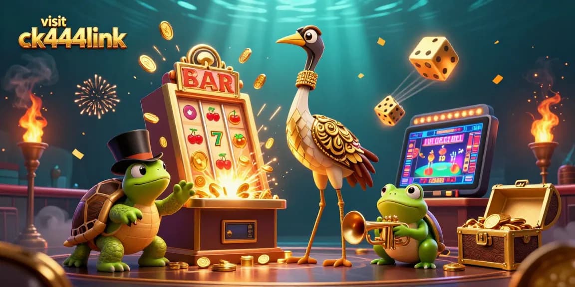 Experience the excitement as you visit ck444link, where captivating casino games await in a vibrant, dynamic scene.