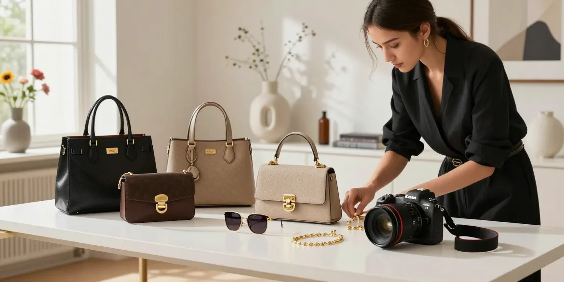 Fotografo professionista di still life a Milano che cattura accessori di moda di lusso con luce naturale.