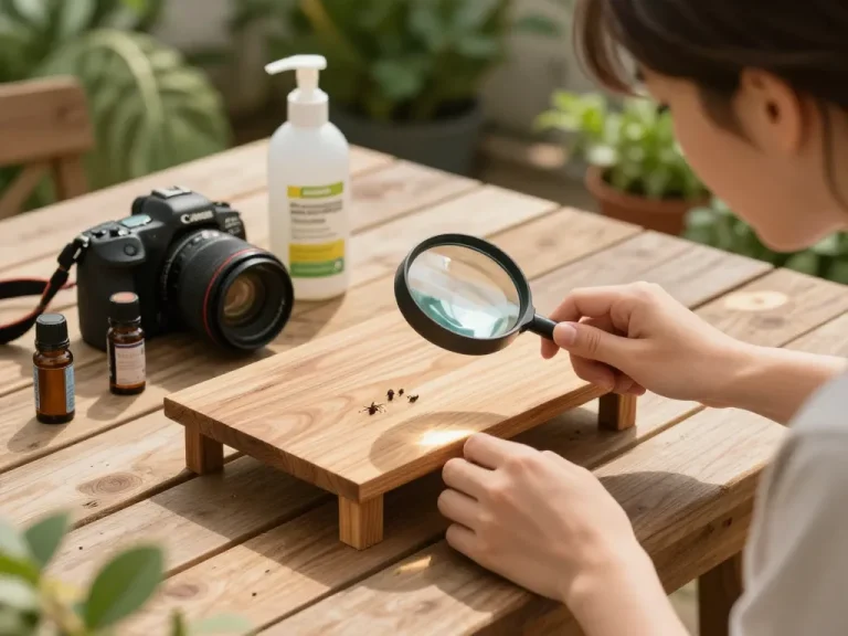Ispezionare i mobili per tarli mentre si utilizzano rimedi naturali per eliminare i tarli in modo sicuro.