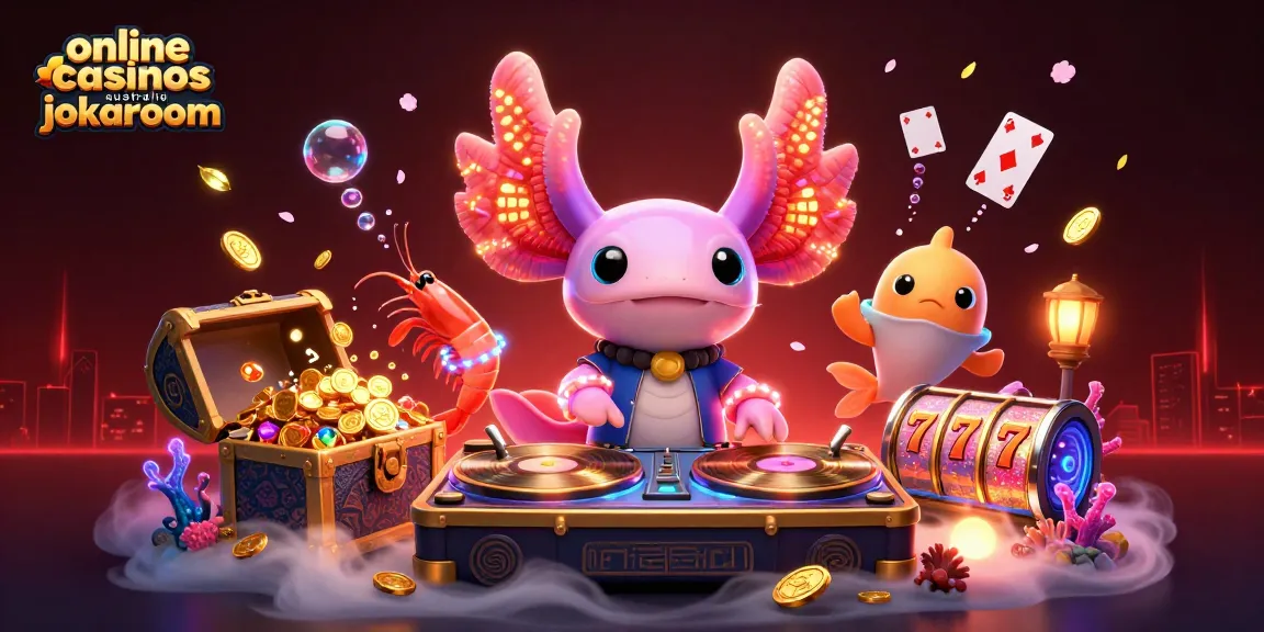 Experience the thrill of online casinos Australia JokaRoom with our vibrant 3D casino scene!