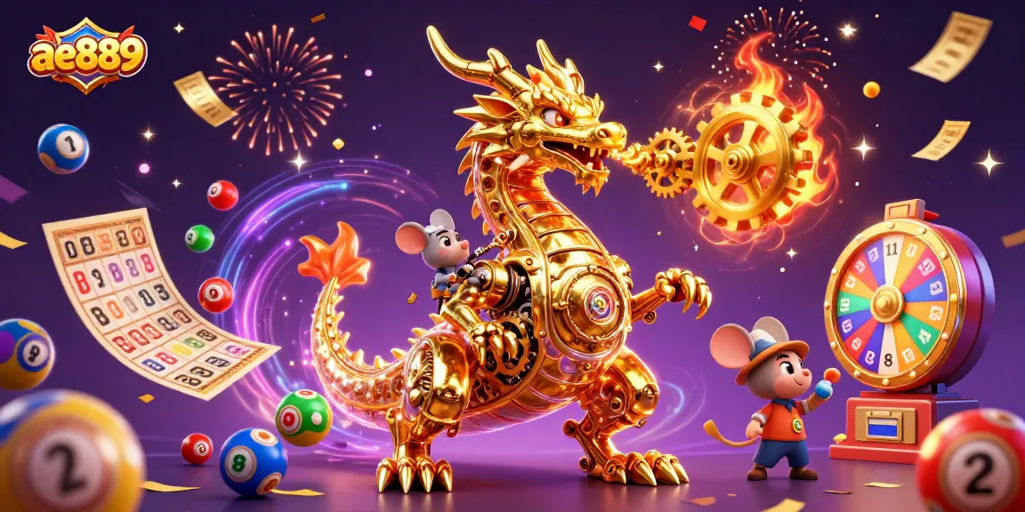 Engage with thrilling gameplay at ae889, featuring a golden dragon and exciting lottery elements.